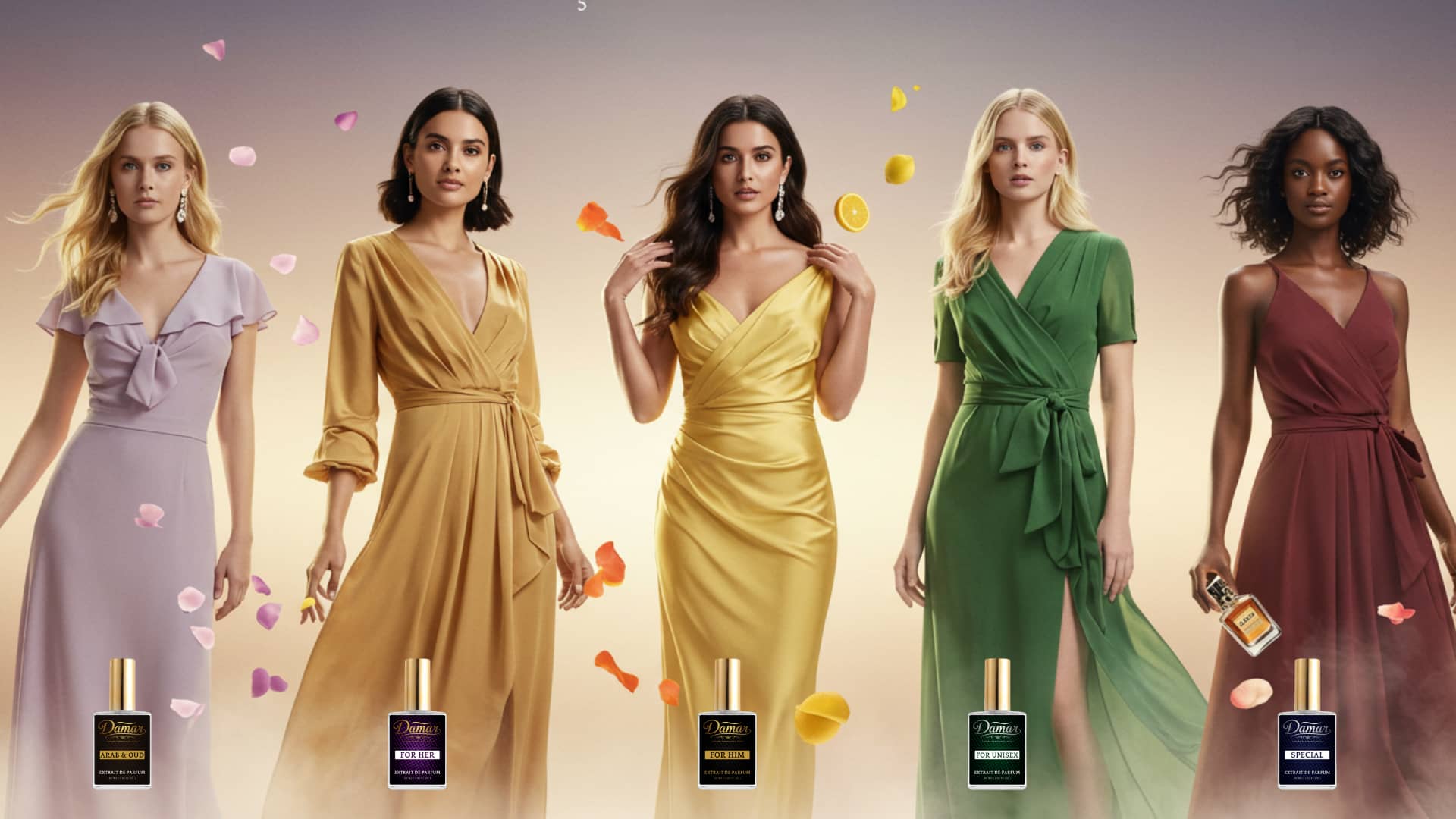 Damar Women’s Perfume representing different scent personalities