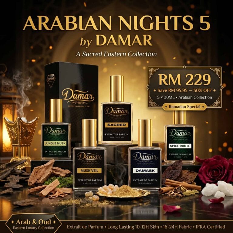 DAMAR Arabian Nights 5 oud perfume collection (2)