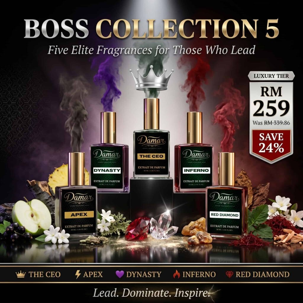 DAMAR Boss Collection 5 luxury perfume set men (1)