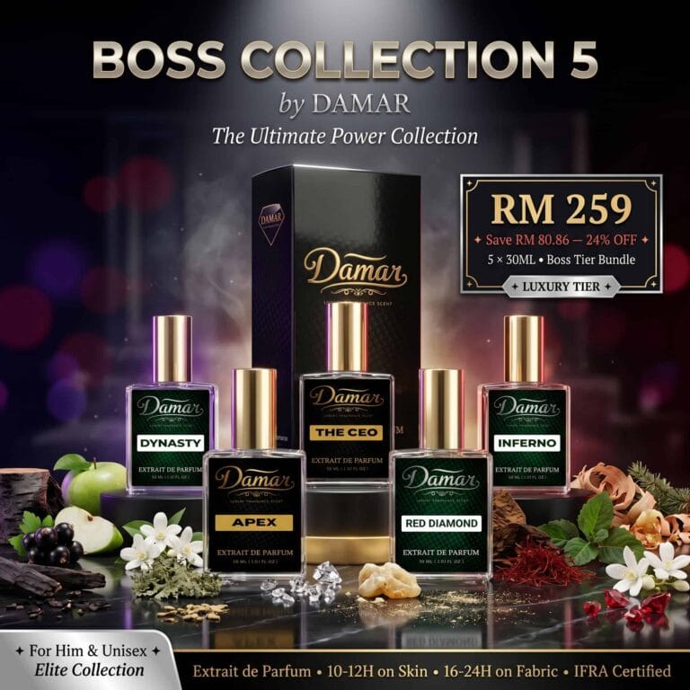 DAMAR Boss Collection 5 luxury perfume set men (2)