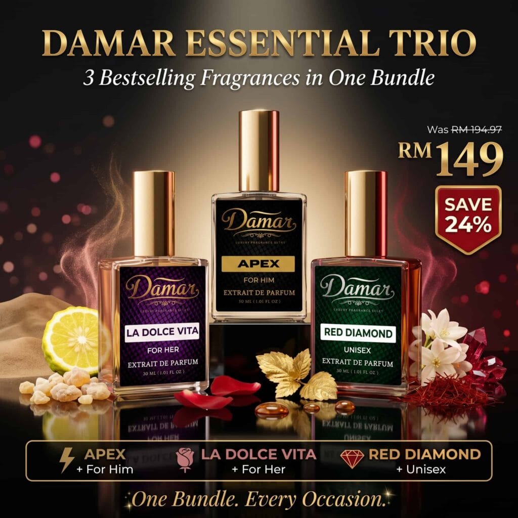 DAMAR Essential Trio perfume bundle Malaysia (1)