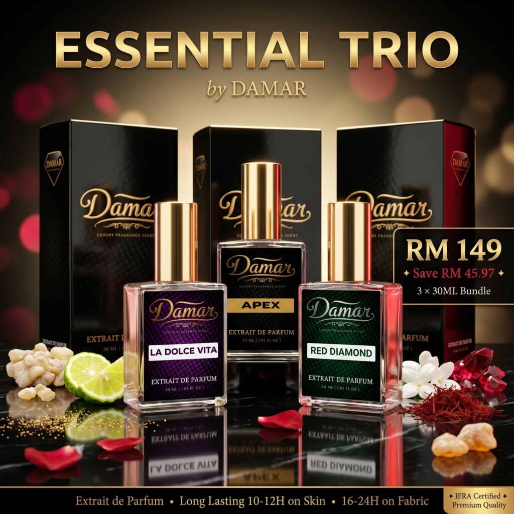 DAMAR Essential Trio perfume bundle Malaysia (2)