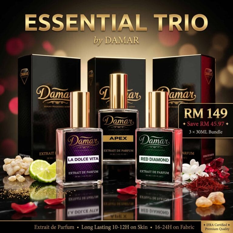 DAMAR Essential Trio perfume bundle Malaysia (2)