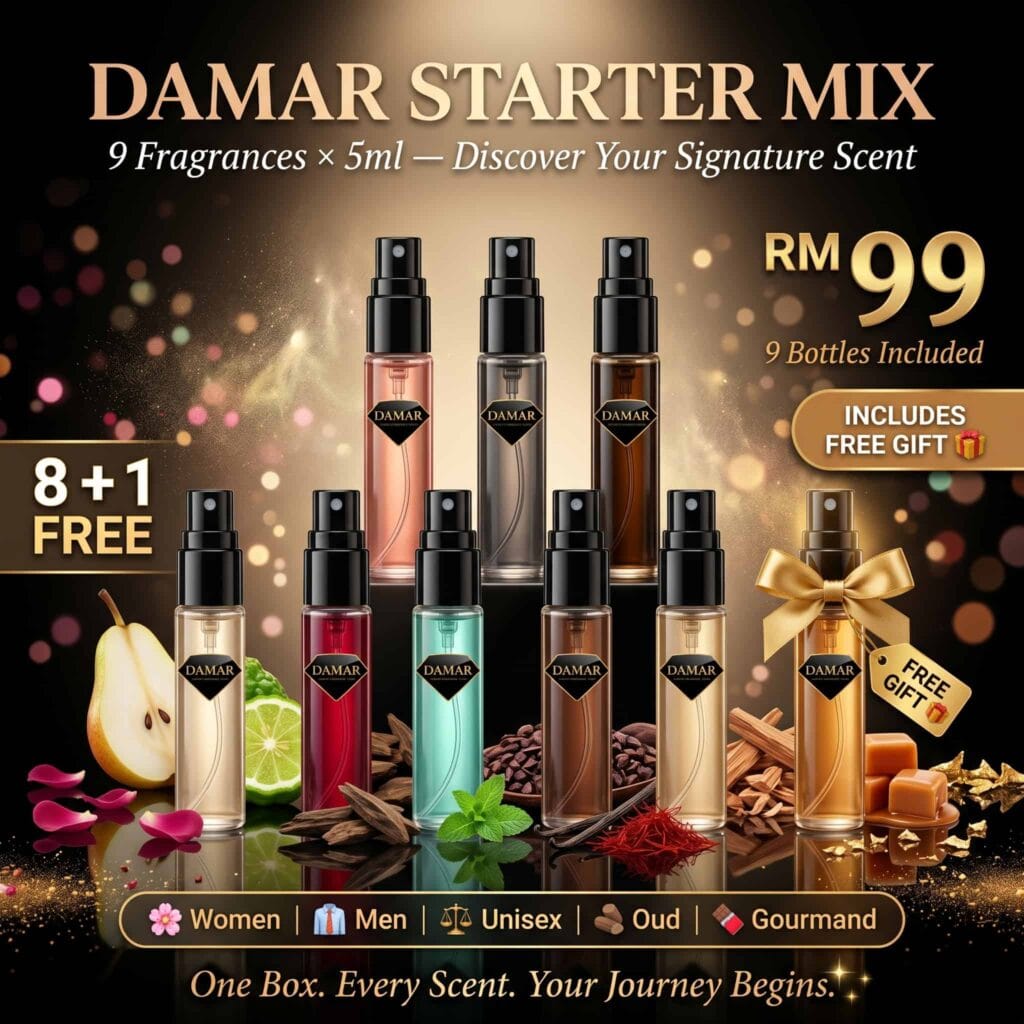 DAMAR Starter Mix travel size perfume set (2)