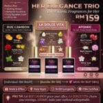 DAMAR luxury feminine fragrance set 3 bottles (2)